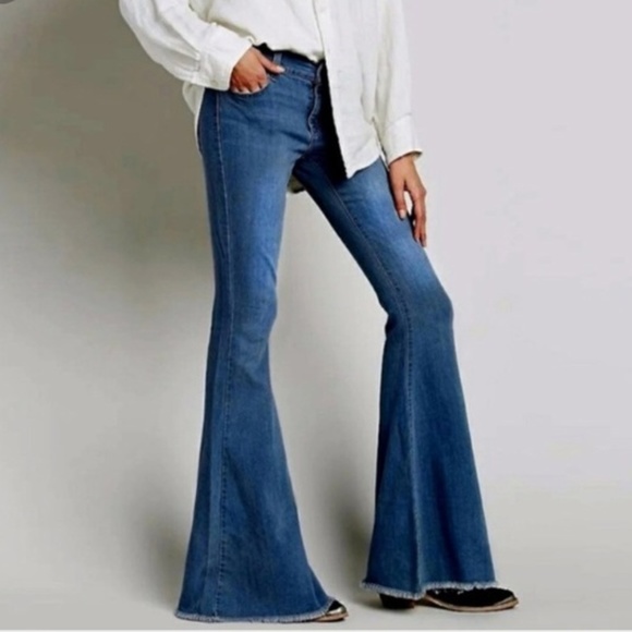 Ag Adriano Goldschmied Denim - NWT AC For AG Skinny Bell Flare Jeans Women Sz 30